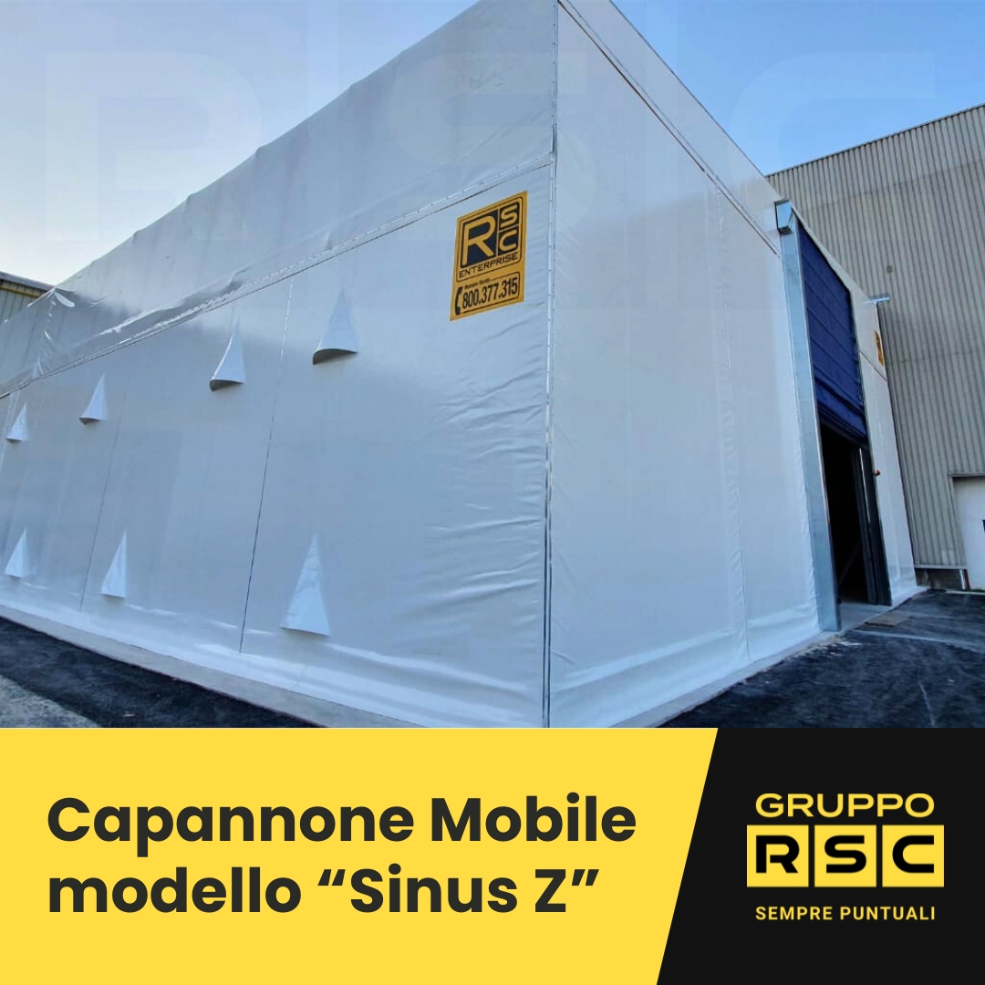 Capannone in PVC modello “Sinus T” (2)