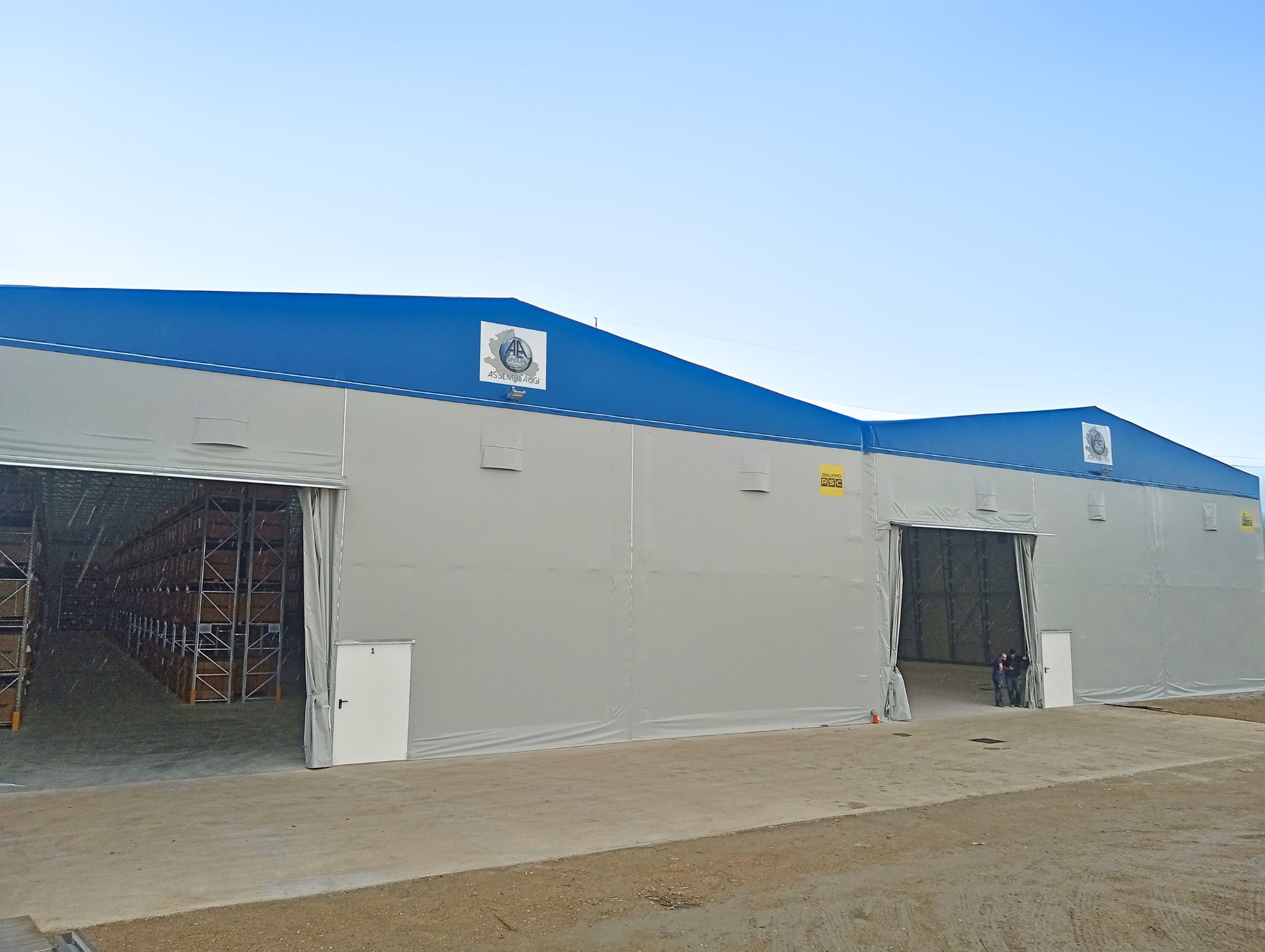 capannoni mobili industriali in pvc