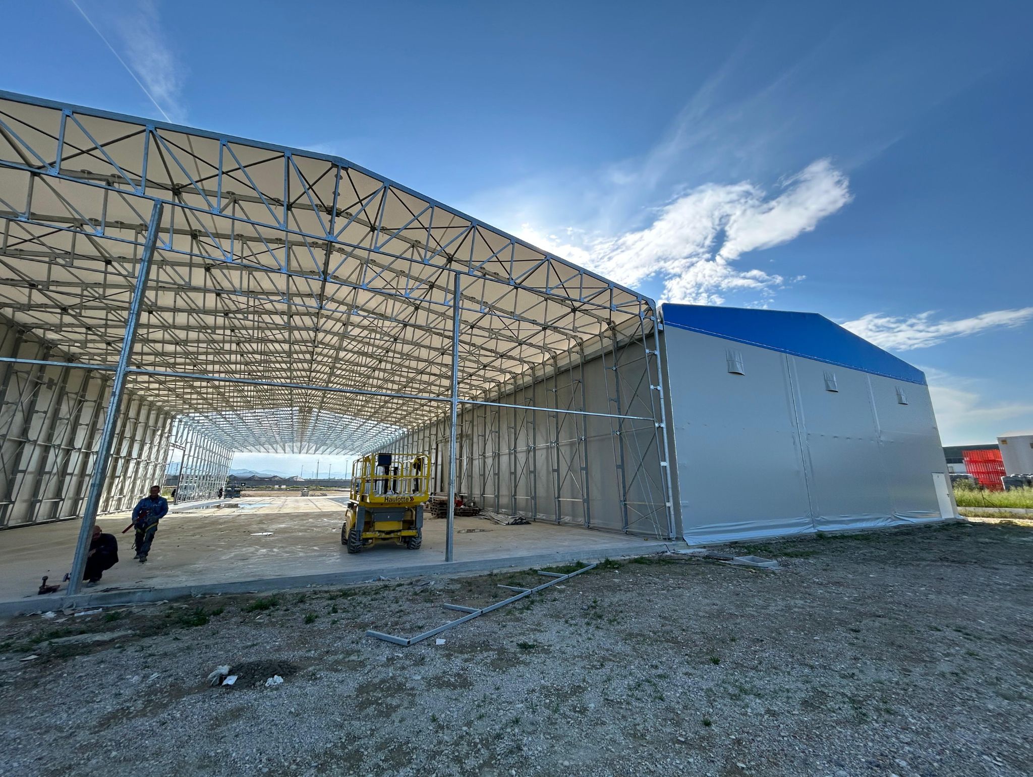 tunnel industriali in telo pvc
